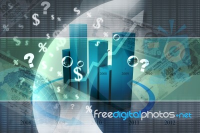 Business Graph Stock Image