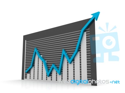 Business Graph Stock Image