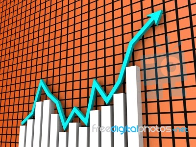 Business Graph Stock Image