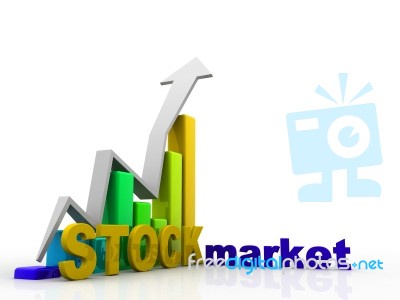 Business Graph Stock Image