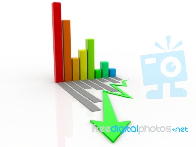 Business Graph Stock Image