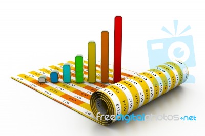 Business Graph Stock Image