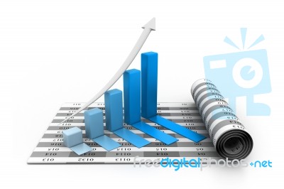 Business Graph Stock Image