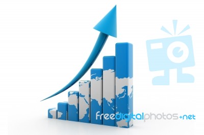 Business Graph Stock Image