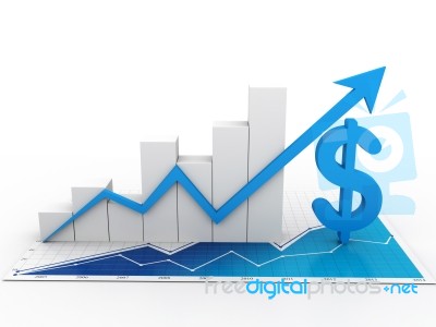 Business Graph Stock Image