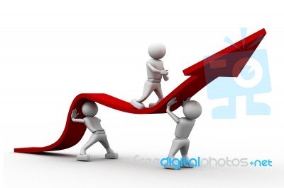 Business Graph  Stock Image