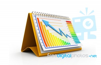 Business Graph Stock Image