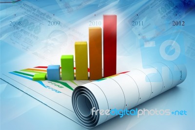 Business Graph Stock Image