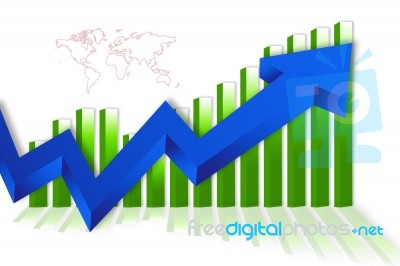 Business Graph Stock Image