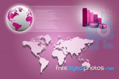 Business Graph Stock Image