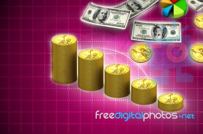 Business Graph Stock Image