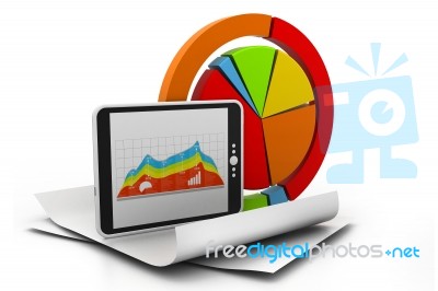 Business Graph Stock Image