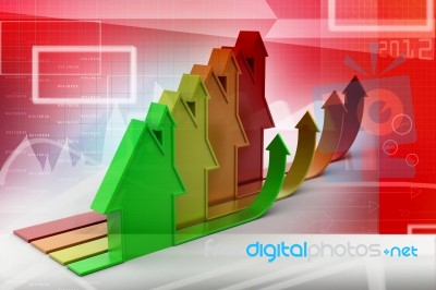 Business Graph Stock Image