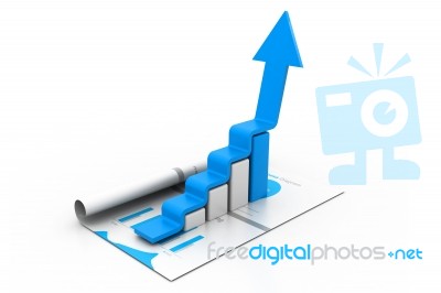 Business Graph Stock Image