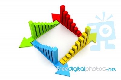 Business Graph Stock Image