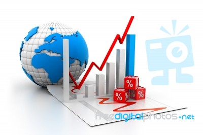 Business Graph Stock Image