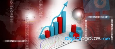 Business Graph Stock Image