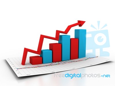 Business Graph Stock Image