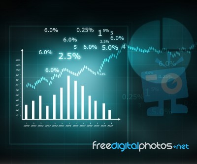 Business Graph Stock Image