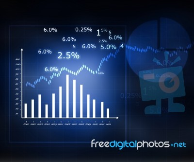 Business Graph Stock Image