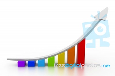 Business Graph Stock Image