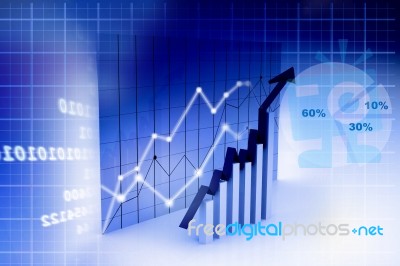 Business Graph Stock Image