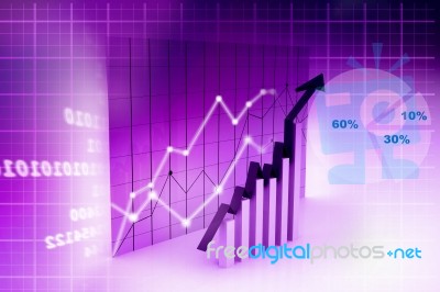 Business Graph Stock Image