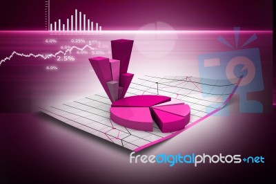 Business Graph Stock Image