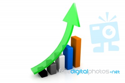 Business Graph Stock Image