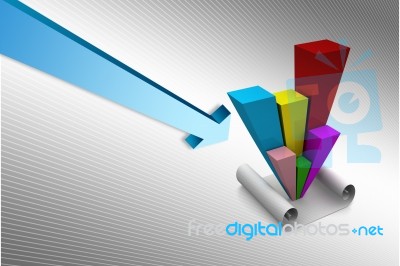 Business Graph Stock Image