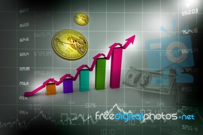 Business Graph Stock Image