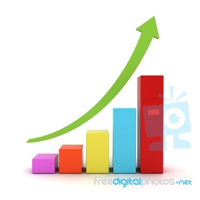 Business Graph Stock Image