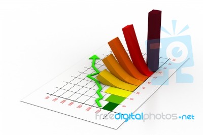 Business Graph Stock Image