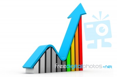 Business Graph Stock Image