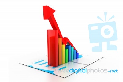 Business Graph Stock Image