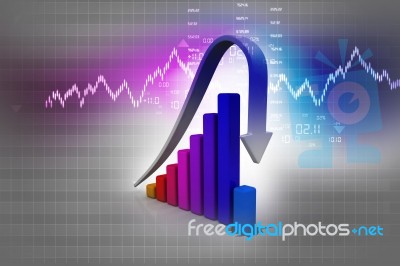 Business Graph Stock Image