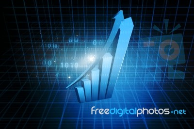 Business Graph Stock Image