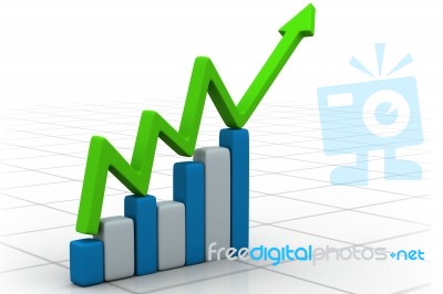 Business Graph Stock Image