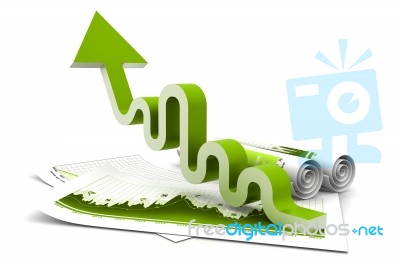 Business Graph Stock Image