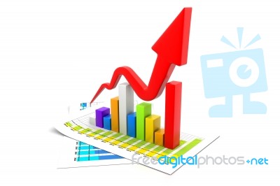 Business Graph Stock Image