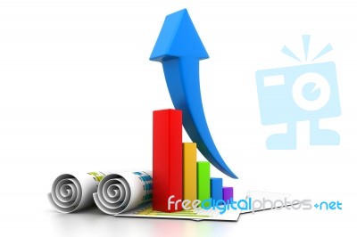 Business Graph Stock Image