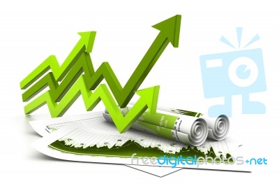 Business Graph Stock Image