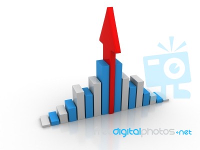 Business Graph Stock Image