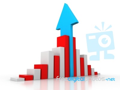 Business Graph Stock Image