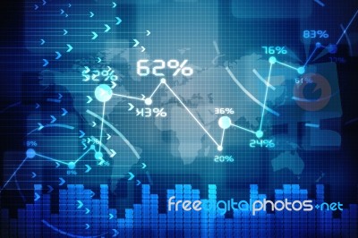 Business Graph Stock Image