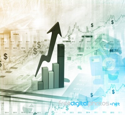 Business Graph Stock Image