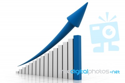 Business Graph Stock Image