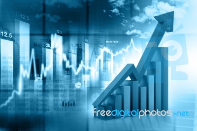 Business Graph Stock Image