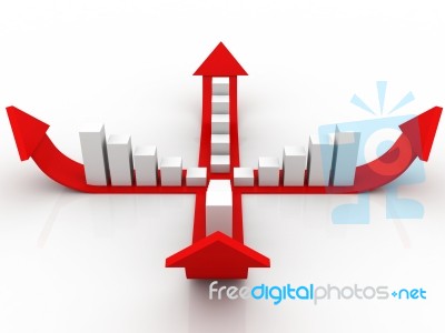 Business Graph Stock Image