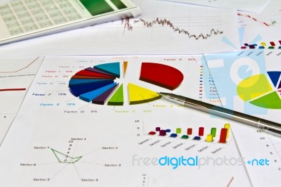 Business Graph Stock Photo